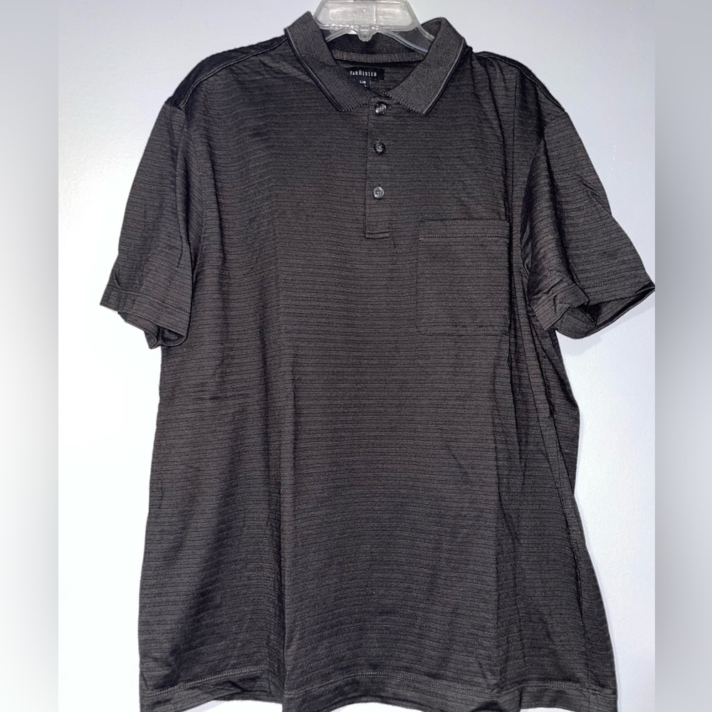 🩶Van Heusen Men's Black Polo Shirt